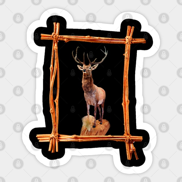 Wild Deer Sticker by NerdsbyLeo